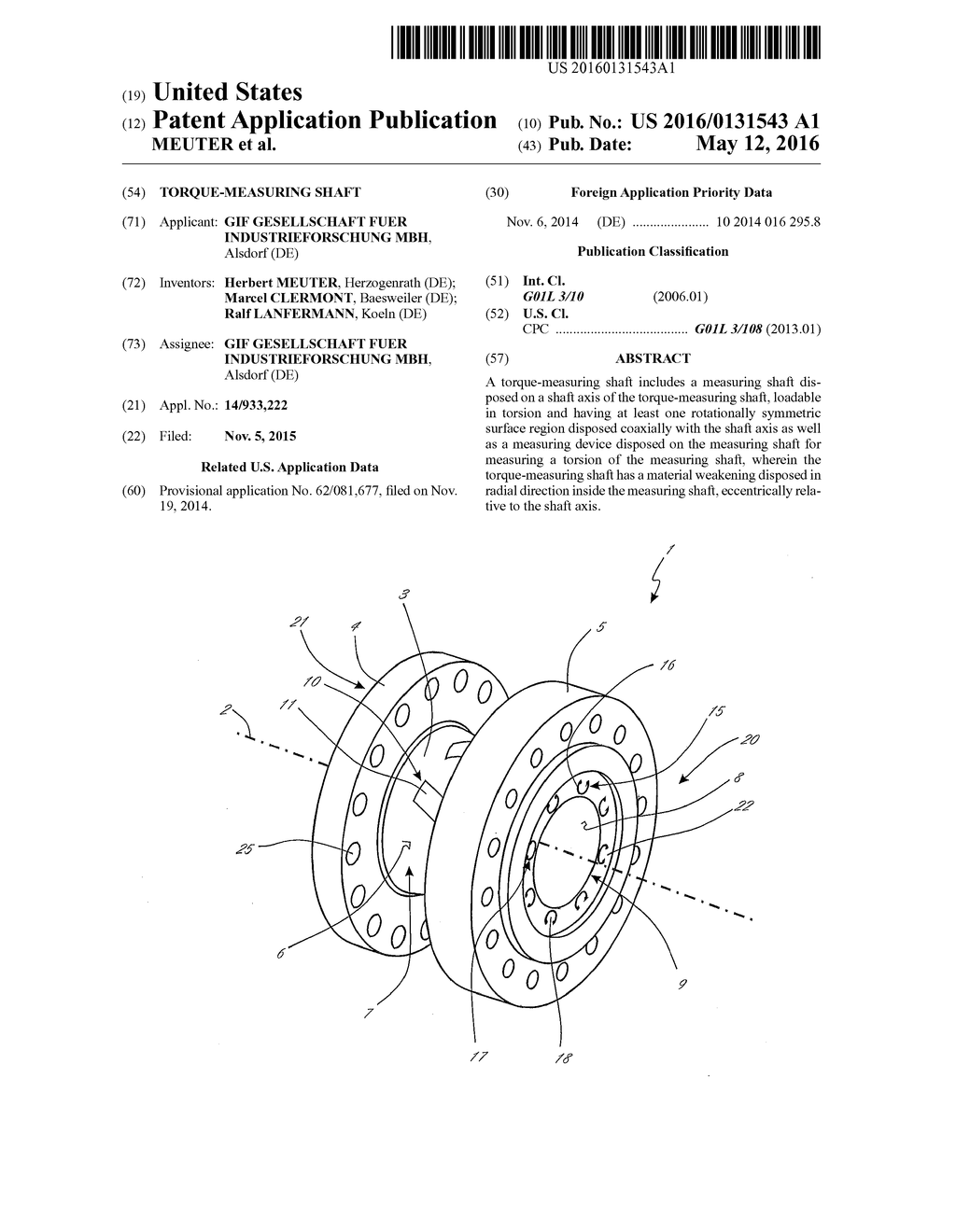 TORQUE-MEASURING SHAFT - diagram, schematic, and image 01