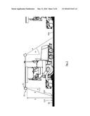 DEVICE AND METHOD FOR DETERMINING THE TEMPERATURE OF A ROAD BUILDING     MATERIAL APPLIED BY A CONSTRUCTION MACHINE, AND CONSTRUCTION MACHINE     COMPRISING SUCH A DEVICE diagram and image