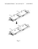 TOOL-LESS MOUNTING DEVICE FOR HARD DISK DRIVE diagram and image