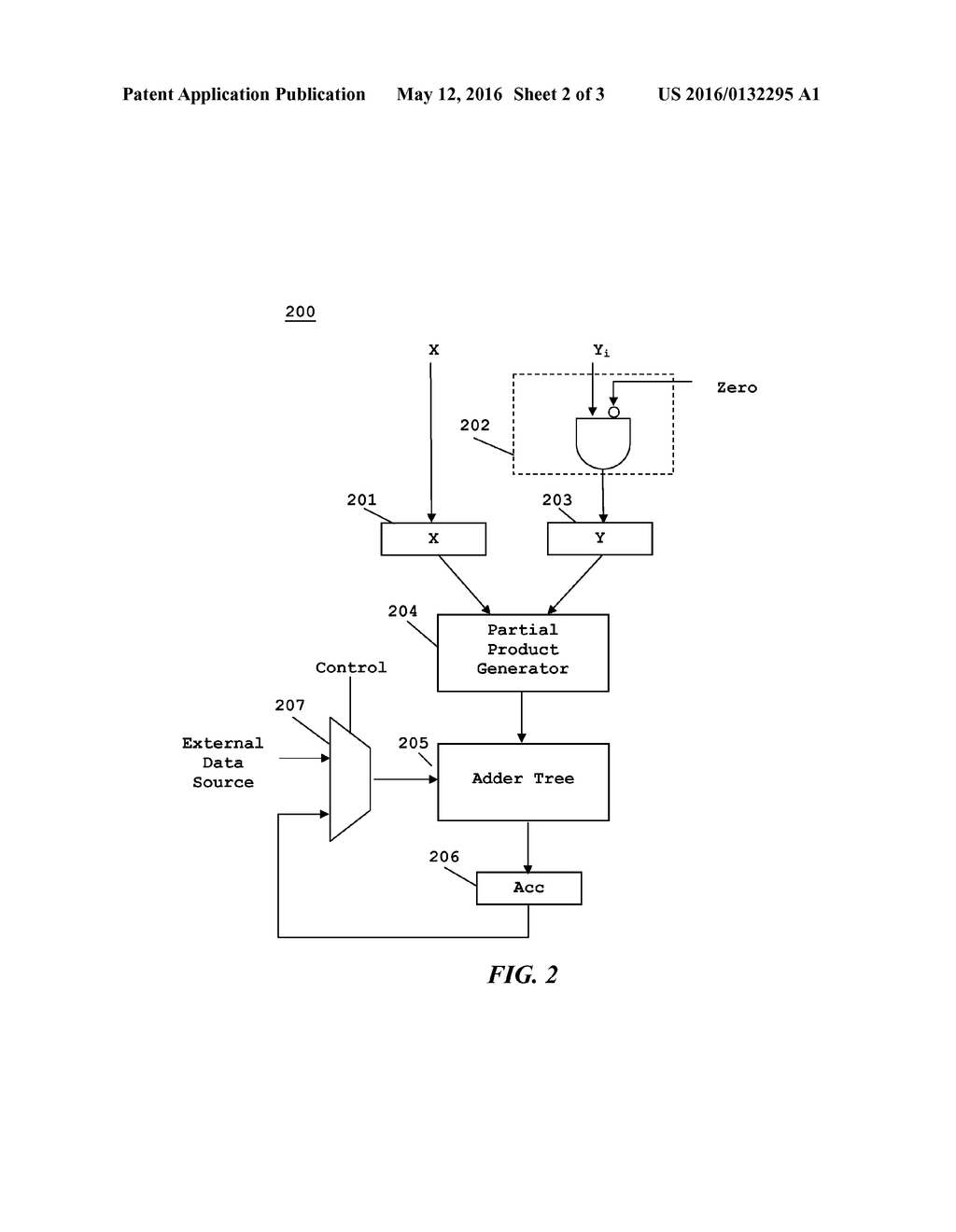 EFFICIENT IMPLEMENTATION OF A MULTIPLIER/ACCUMULATOR WITH LOAD - diagram, schematic, and image 03