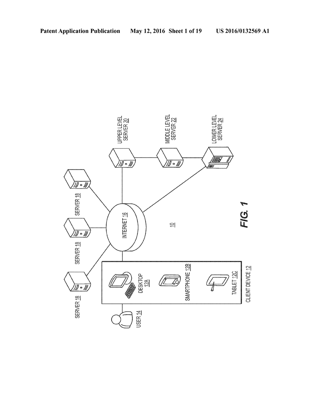 METHOD AND SYSTEM FOR PRESENTING IMAGE INFORMATION TO A USER OF A CLIENT     DEVICE - diagram, schematic, and image 02