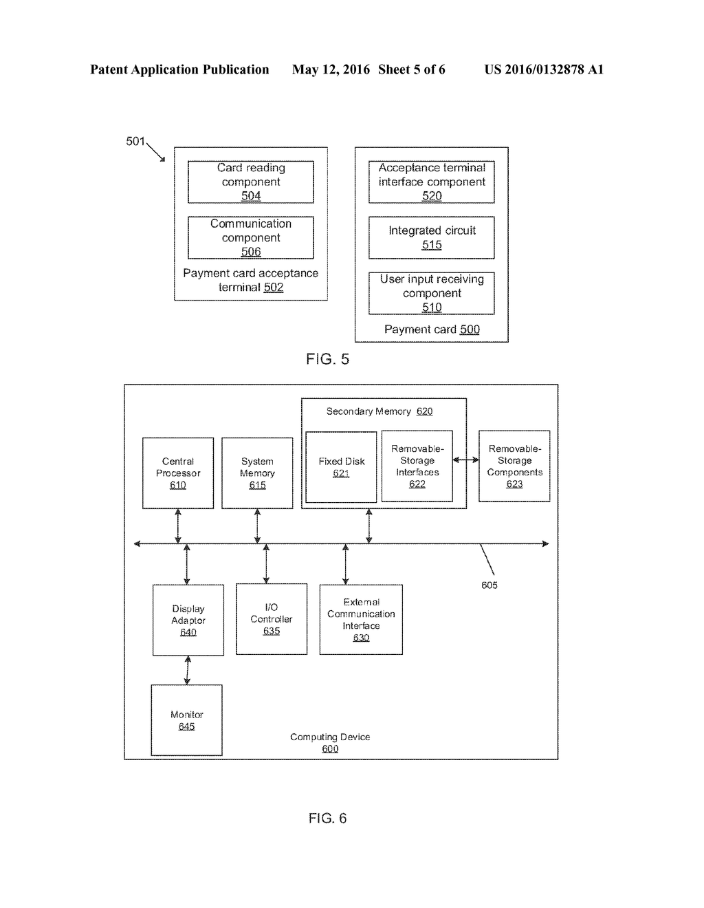 Payment Card Including User Interface for Use with Payment Card Acceptance     Terminal - diagram, schematic, and image 06