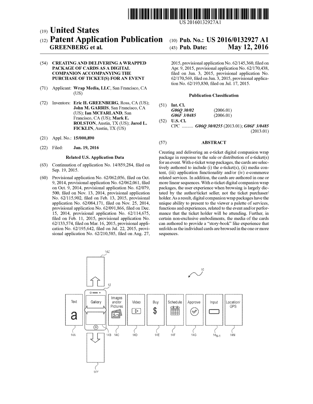 CREATING AND DELIVERING A WRAPPED PACKAGE OF CARDS AS A DIGITAL COMPANION     ACCOMPANYING THE PURCHASE OF TICKET(S) FOR AN EVENT - diagram, schematic, and image 01