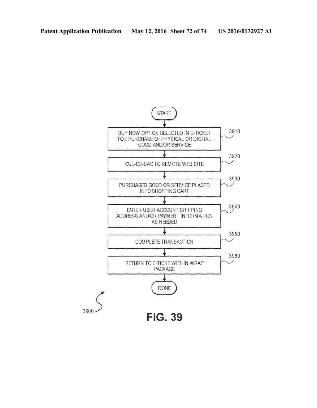 CREATING AND DELIVERING A WRAPPED PACKAGE OF CARDS AS A DIGITAL COMPANION     ACCOMPANYING THE PURCHASE OF TICKET(S) FOR AN EVENT - diagram, schematic, and image 73