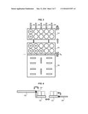 METHOD FOR PRODUCING A MODULE FOR THE STORAGE OF ELECTRICAL ENERGY,     ASSOCIATED PRODUCTION TOOL AND MODULE FOR THE STORAGE OF ELECTRICAL     ENERGY, OBTAINED BY IMPLEMENTING THE METHOD diagram and image