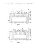 SEMICONDUCTOR PACKAGE INCLUDING EMBEDDED COMPONENTS AND METHOD OF MAKING     THE SAME diagram and image