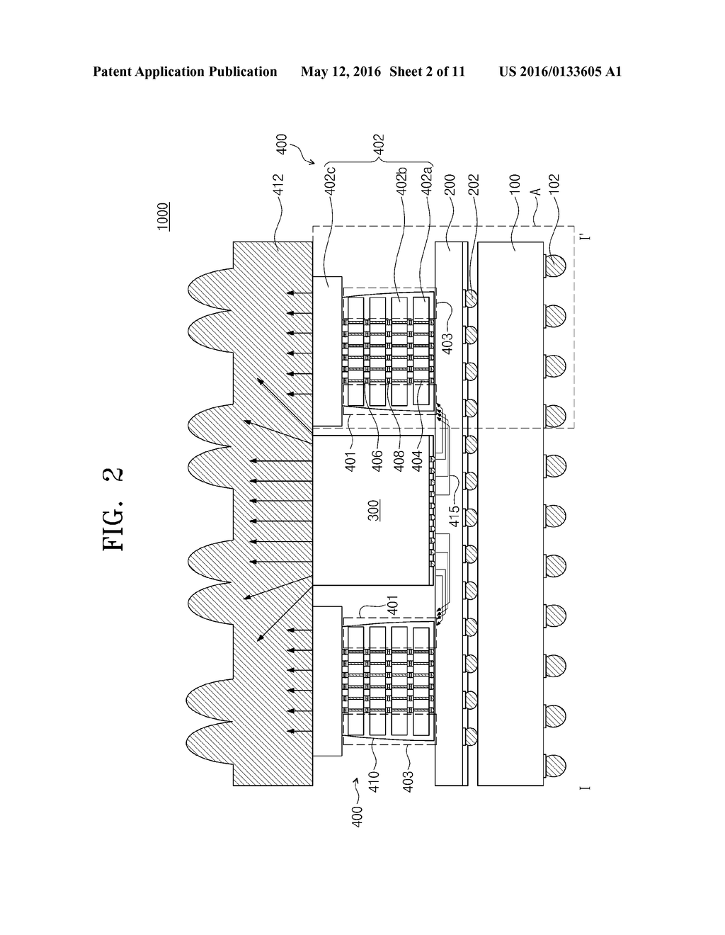 SEMICONDUCTOR PACKAGE AND SEMICONDUCTOR DEVICE INCLUDING THE SAME - diagram, schematic, and image 03