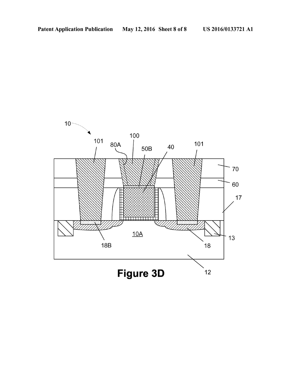 SELECTIVELY FORMING A PROTECTIVE CONDUCTIVE CAP ON A METAL GATE ELECTRODE - diagram, schematic, and image 09