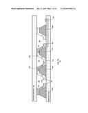 WAFER SCALE THERMOELECTRIC ENERGY HARVESTER HAVING INTERLEAVED, OPPOSING     THERMOELECTRIC LEGS AND MANUFACTURING TECHNIQUES THEREFOR diagram and image