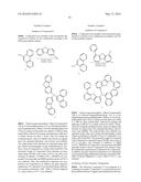 MATERIAL FOR ORGANIC ELECTROLUMINESCENT DEVICE AND ORGANIC     ELECTROLUMINESCENT DEVICE USING THE SAME diagram and image