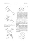 MATERIAL FOR ORGANIC ELECTROLUMINESCENT DEVICE AND ORGANIC     ELECTROLUMINESCENT DEVICE USING THE SAME diagram and image