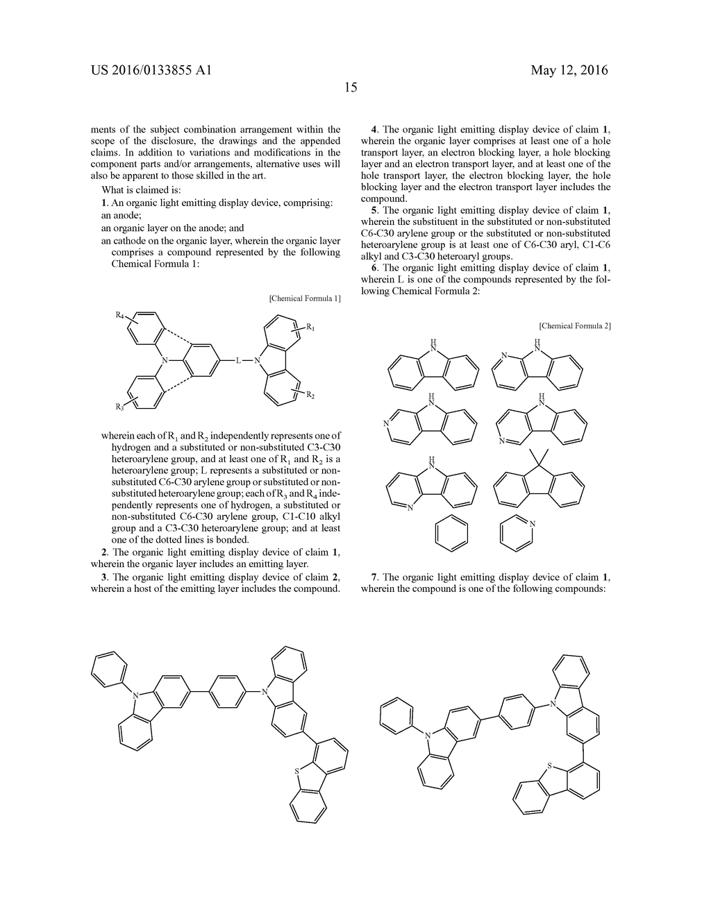 ORGANIC LIGHT EMITTING DISPLAY DEVICE - diagram, schematic, and image 17