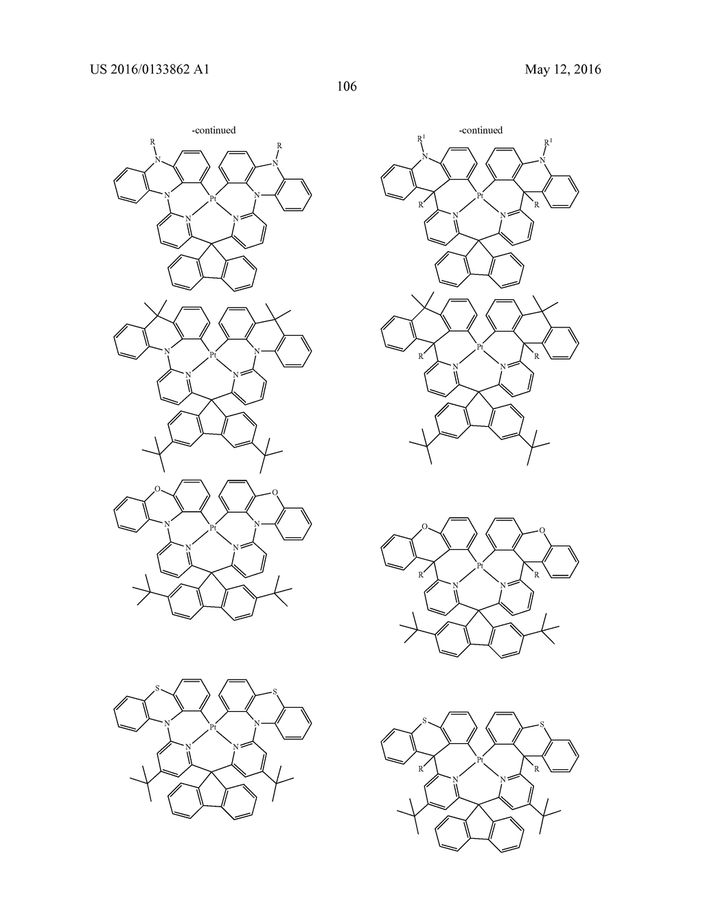 TETRADENTATE METAL COMPLEXES WITH CARBON GROUP BRIDGING LIGANDS - diagram, schematic, and image 110