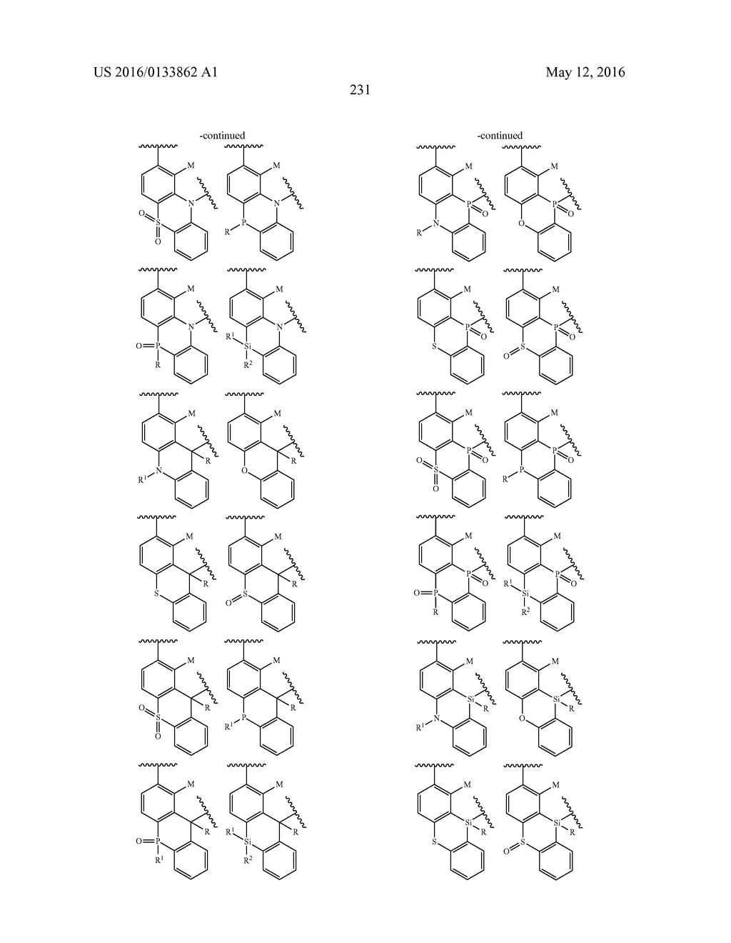 TETRADENTATE METAL COMPLEXES WITH CARBON GROUP BRIDGING LIGANDS - diagram, schematic, and image 235