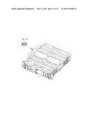 BATTERY MODULE ASSEMBLY HAVING COOLANT FLOW CHANNEL diagram and image