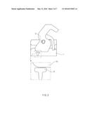 LEVER TYPE CONNECTOR HAVING RESPECTIVE FIXATION PROTRUSIONS WITH DIFFERENT     SHAPES diagram and image