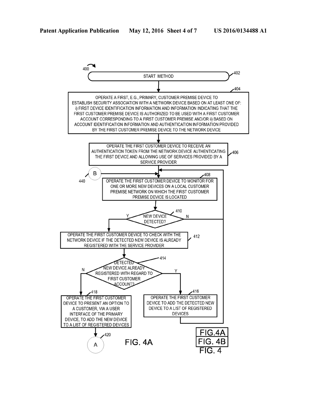 METHODS AND APPARATUS FOR PROVISIONING SERVICES WHICH REQUIRE A DEVICE TO     BE SECURELY ASSOCIATED WITH AN ACCOUNT - diagram, schematic, and image 05