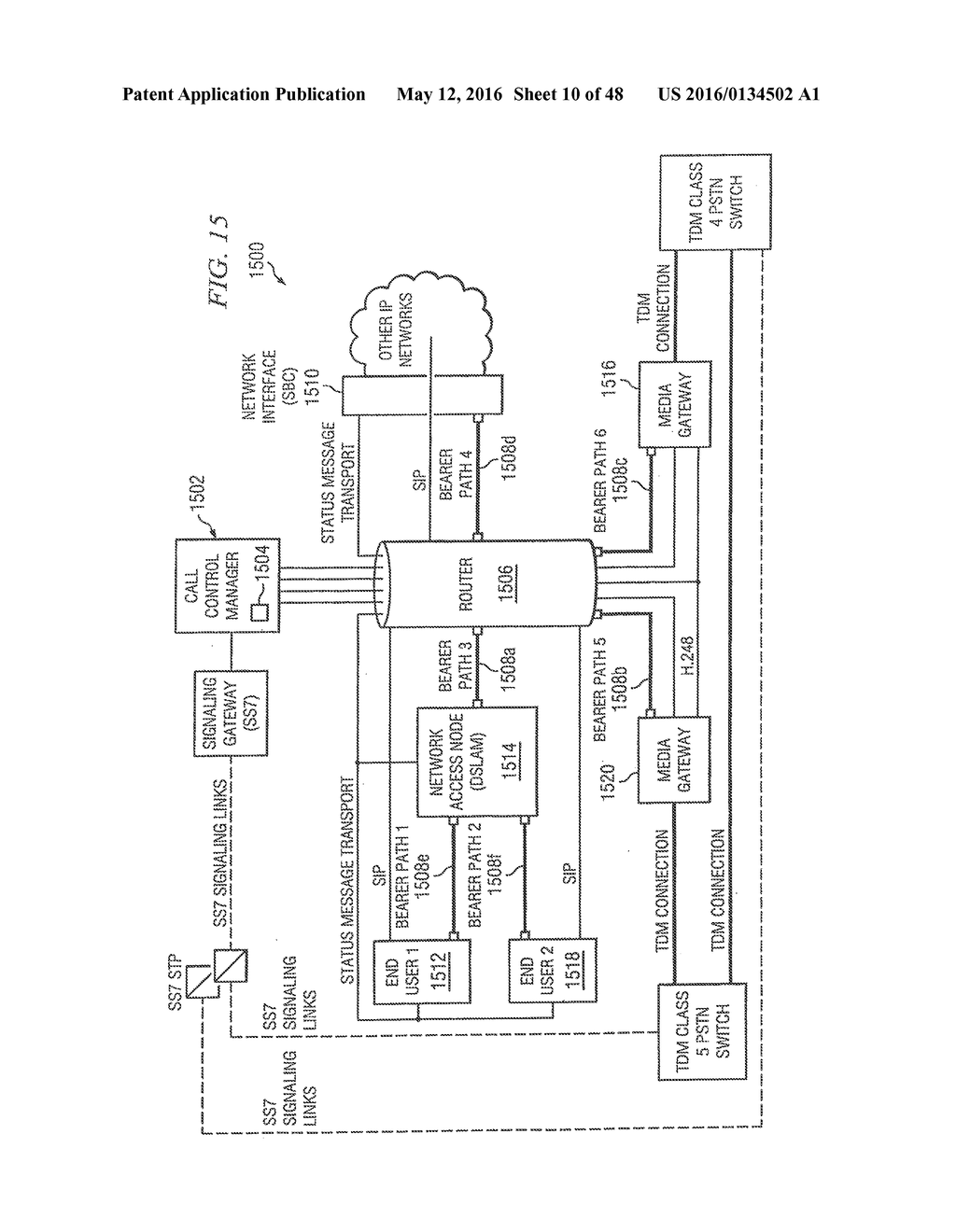 System and Method for Monitoring And Altering Performance of a Packet     Network - diagram, schematic, and image 11