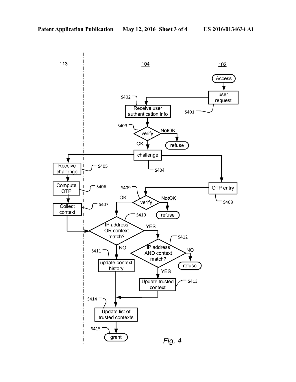 METHOD AND SYSTEM PROTECTING AGAINST IDENTITY THEFT OR REPLICATION ABUSE - diagram, schematic, and image 04