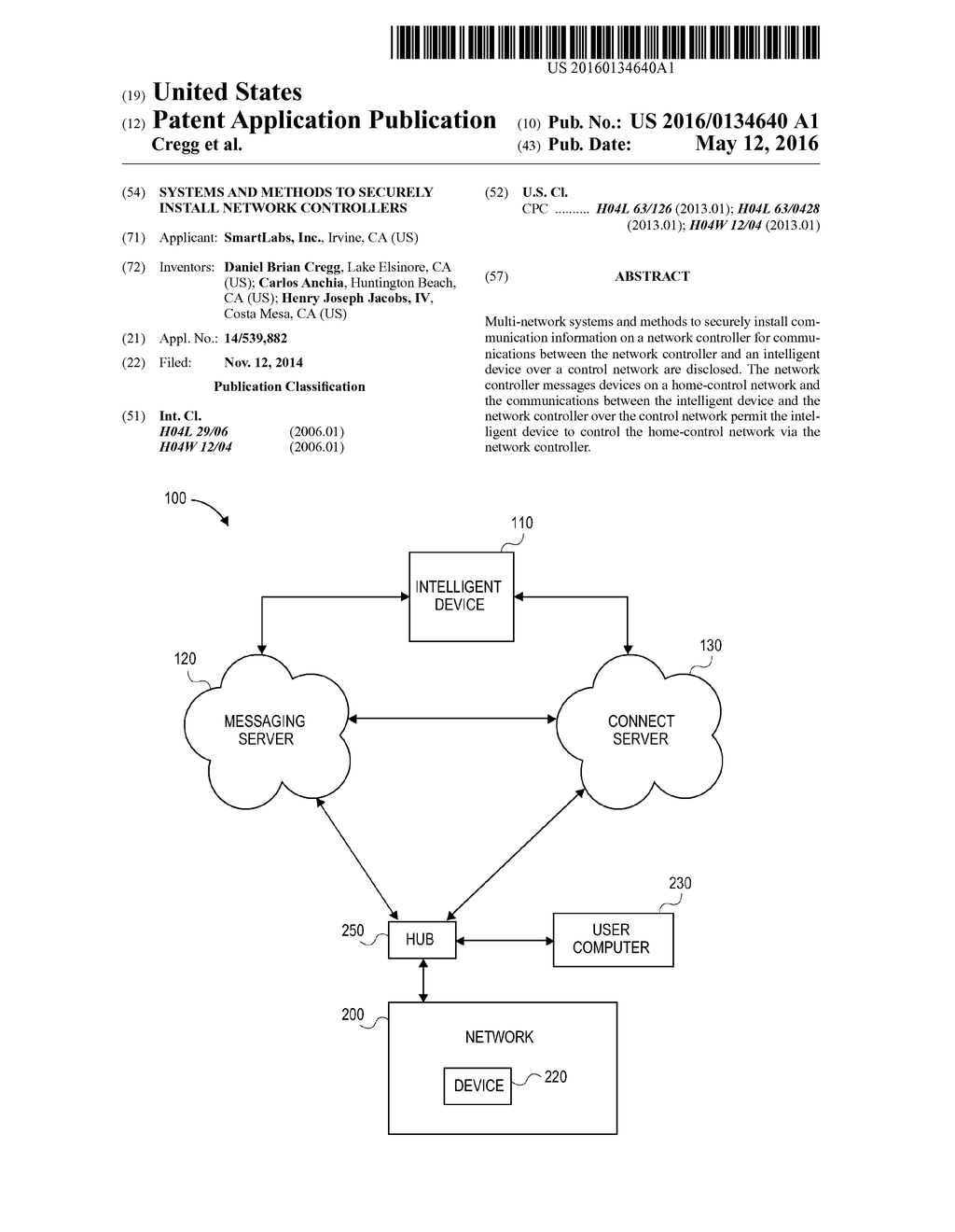 SYSTEMS AND METHODS TO SECURELY INSTALL NETWORK CONTROLLERS - diagram, schematic, and image 01