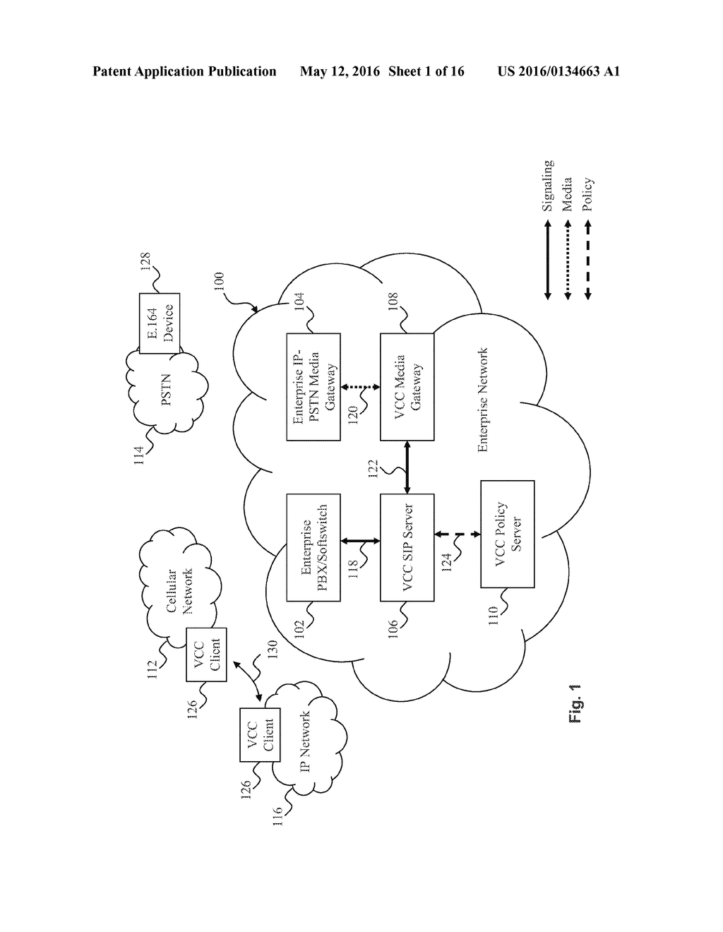 SYSTEM AND METHOD FOR PROVIDING ENTERPRISE VOICE CALL CONTINUITY - diagram, schematic, and image 02