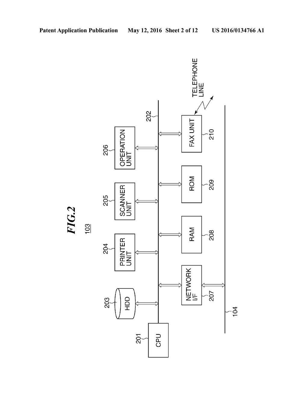 IMAGE PROCESSING APPARATUS HAVING USER LOGIN FUNCTION, CONTROL METHOD     THEREFOR, AND STORAGE MEDIUM - diagram, schematic, and image 03