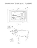 A METHOD FOR COMMUNICATING WITH AN ELECTRONIC DEVICE AND AN ELECTRONIC     DEVICE LOCATABLE ON OR IN AN ANIMAL diagram and image