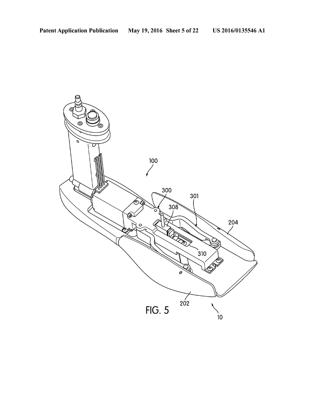 Method of Using an Inflatable Member to Customize an Article - diagram, schematic, and image 06