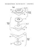 RELEASABLE INTERLOCKING FASTENING DEVICE FOR ATTACHING ADJACENT PARTS diagram and image