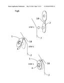 RELEASABLE INTERLOCKING FASTENING DEVICE FOR ATTACHING ADJACENT PARTS diagram and image