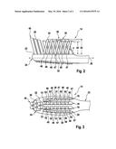 HEAD FOR AN ORAL CARE IMPLEMENT diagram and image