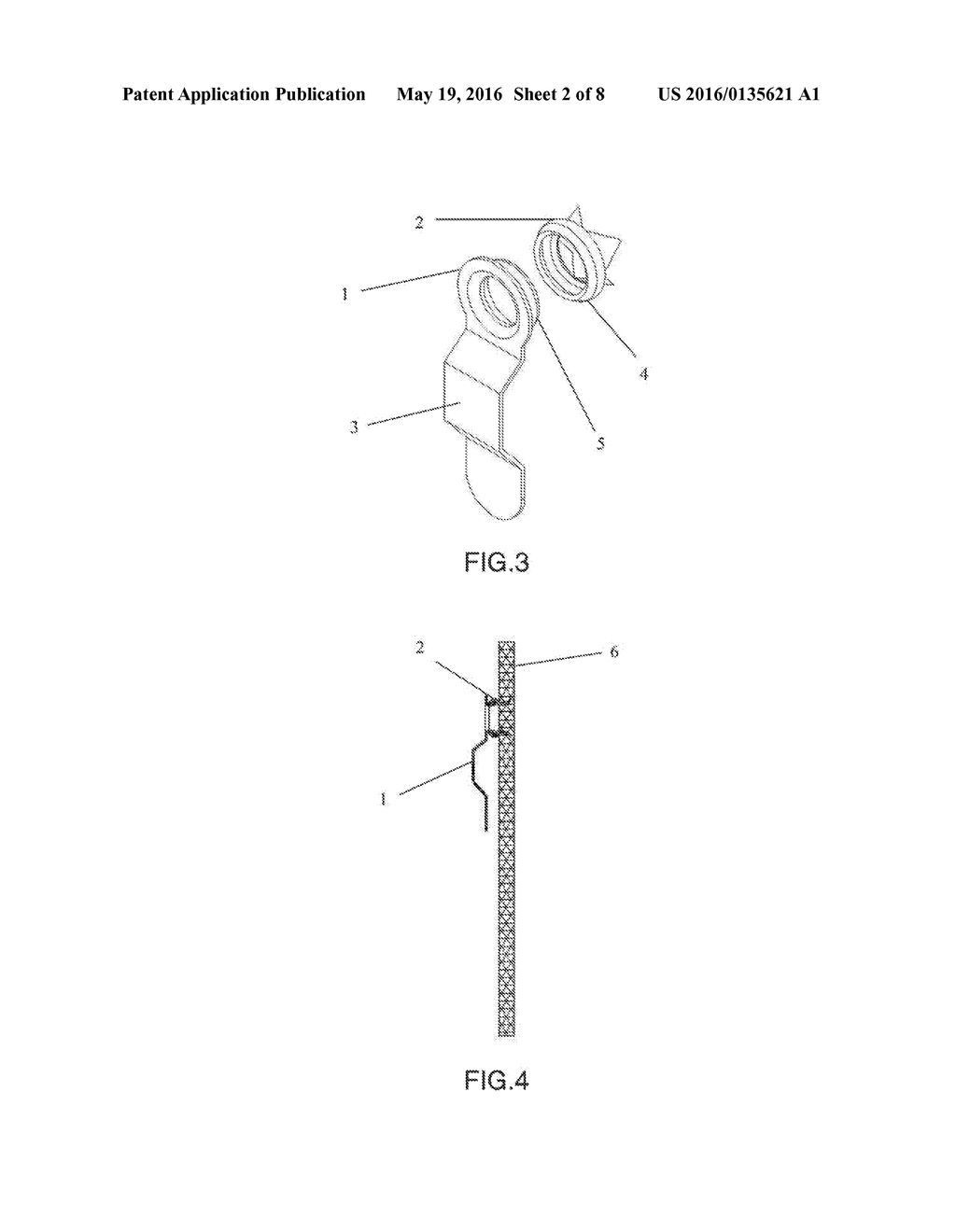 FIXING PIECE CONNECTING TO A PHOTO FRAME BACKING BOARD AND MANUFACTURING     METHOD THEREOF - diagram, schematic, and image 03