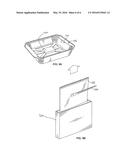 PAN HAVING SECURED THERETO ROASTIN MATERIALS diagram and image