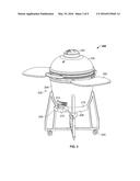 Kamado-Style Charcoal Grill Assemblies diagram and image