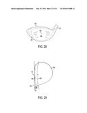 AERODYNAMIC GOLF CLUB HEAD diagram and image