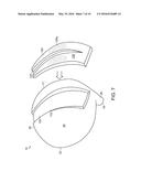 Golf Club Assembly and Golf Club with Aerodynamic Features diagram and image