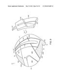 Golf Club Assembly and Golf Club with Aerodynamic Features diagram and image