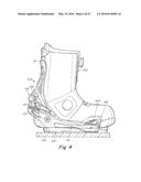 SNOWBOARD BINDING AND BOOT diagram and image