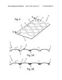 METHOD FOR PRODUCING COMPOSITE STRUCTURES WITH A PLURALITY OF ABSORBENT     FOAM PARTICULATES diagram and image