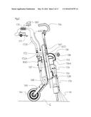 HAND-HELD ERGONOMIC JACKHAMMER HOLDER FOR CONCRETE FLOOR CHIPPING,     JACKHAMMER AND HOLDER ASSEMBLY, AND METHOD OF USE THEREOF diagram and image