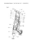 HAND-HELD ERGONOMIC JACKHAMMER HOLDER FOR CONCRETE FLOOR CHIPPING,     JACKHAMMER AND HOLDER ASSEMBLY, AND METHOD OF USE THEREOF diagram and image