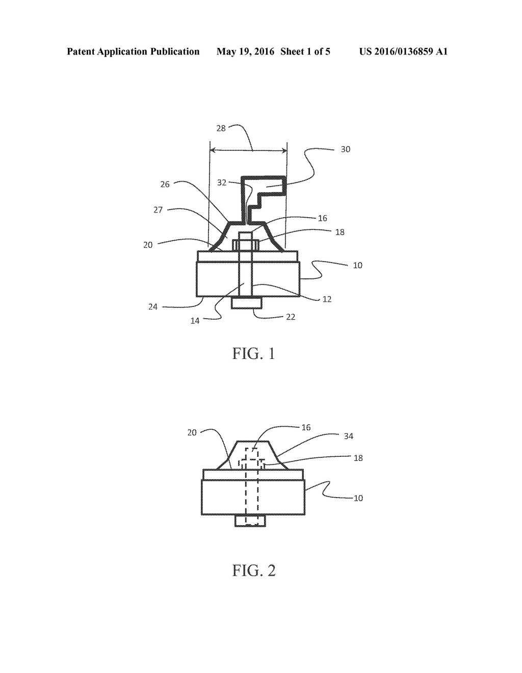 IN-SITU INJECTION MOLDED FASTENER CAP SEAL USING THERMOPLASTIC ELASTOMER     MATERIALS - diagram, schematic, and image 02