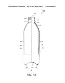 BLOW MOLDING METHOD, COMPOSITE PERFORM, COMPOSITE CONTAINER, INNER LABEL     MEMBER, AND PLASTIC MEMBER diagram and image