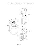 EMERGENCY REPAIR KIT FOR PUNCTURED TIRES diagram and image