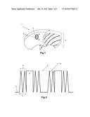 TIRE COMPRISING HIGH-CONTRAST MARKING diagram and image