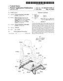 VEHICLE SEAT diagram and image