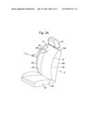 VEHICLE SEAT BACK WITH FEATURE FOR GRASPING OF SEATBELT diagram and image