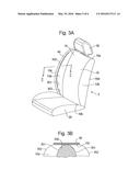 VEHICLE SEAT BACK WITH FEATURE FOR GRASPING OF SEATBELT diagram and image