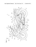 HARNESS ROUTING STRUCTURE FOR SADDLED VEHICLE diagram and image