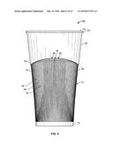 Reusable Cup with Integrated Ribbed Heat Sink Sheath diagram and image